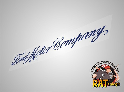 Calco Ford / Logo Vintage Fmc 0
