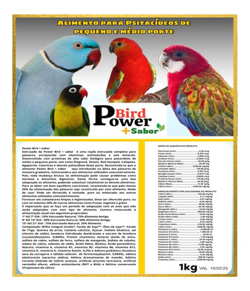 Extrusada Power Bird + Sabor 0