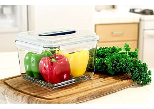 Glasslock 15cup Rectangle Handy Container 1