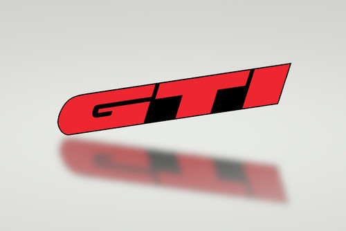 Adesivo Emblema Traseiro Gti Vw Golf Mk3 94 95 96 97 988 0
