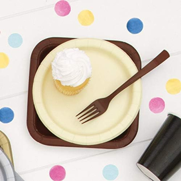 Platos De Pastel De Papel De Marfil, 20ct 1