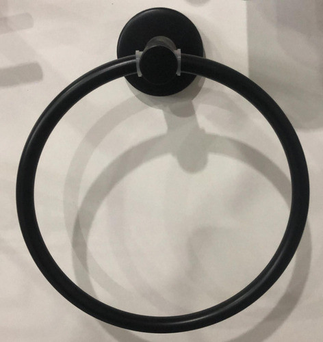 Toallero Aro 16 Cm Negro - Flowyflex 1