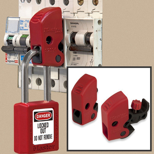 Kit Bloqueador Masterlock + Candado Dielectrico 38mm Cuot 1