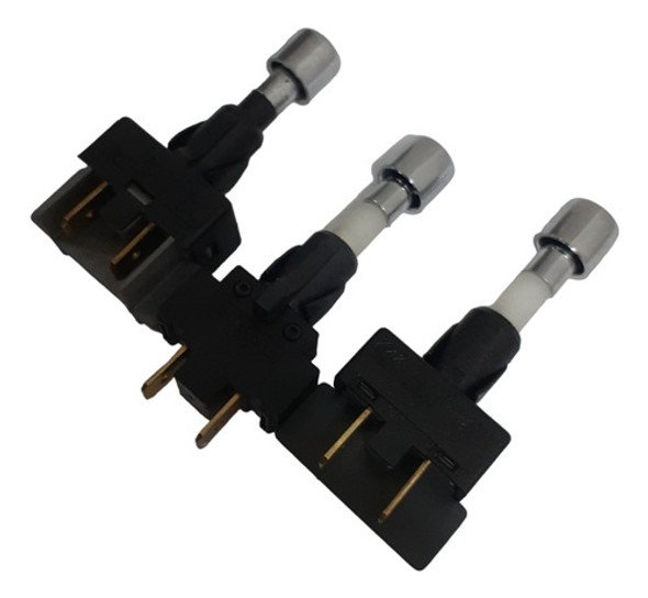 Kit 3 Botões Interruptor Forno Elétrico 9741-12874 (250v) 1 Kit 3 Botões Interruptor Forno Elétrico 9741-12874 (250v) 1