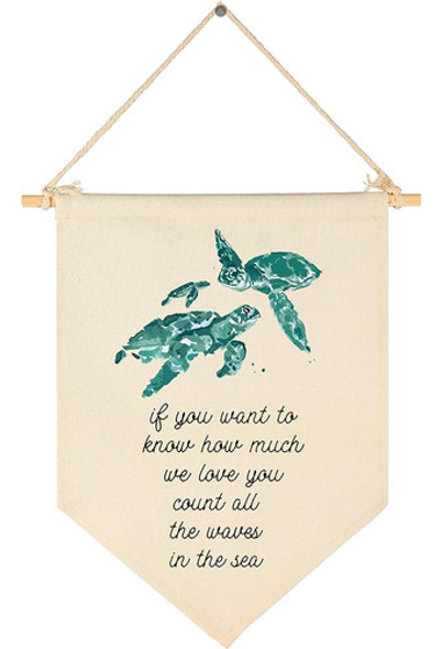 Fysia We Love You-ocean Turtle Theme Nursery Decor- Canvas H 0