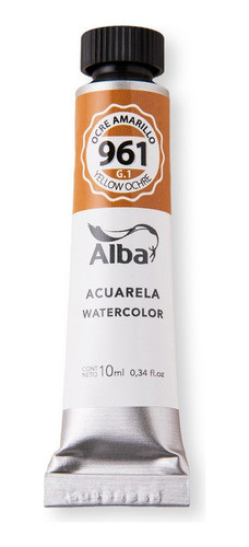 Acuarela Alba 10ml.ocre Amarillo 961 0