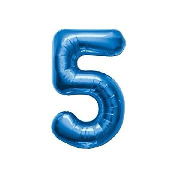 Globos Metálico Números  1 Metro   Celeste Y Violeta 0