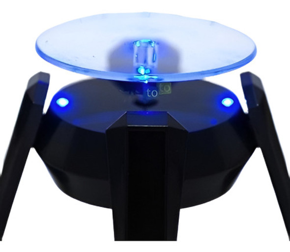 Solar 360 Tornamesa Giratoria Teléfono Relojes Anillo Luz Le 0