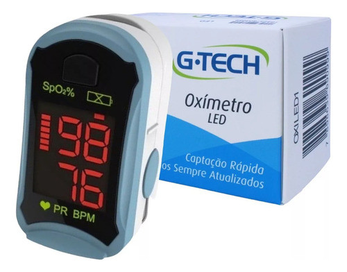 Kit Oximetro + Medidor Glicose Diabetes + Lancetas + Tiras 1