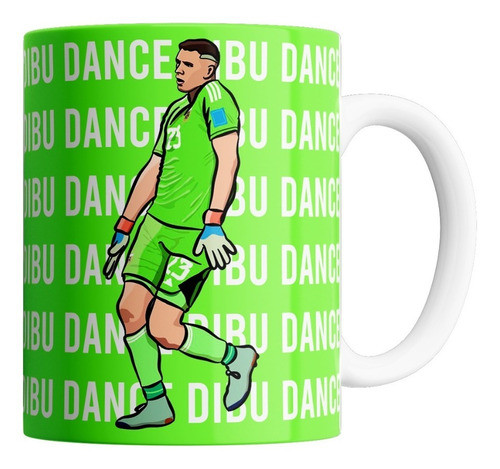 Taza De Cerámica - El Baile Del Dibu Martinez 0
