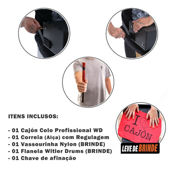 Cajón De Colo Wd Style Elétrico Com Acessorio | Brinde - F 1