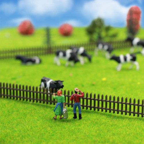 An8704cn 36pcs 1: 87 Bien Pintado Granja Animales Vacas Y Es 1