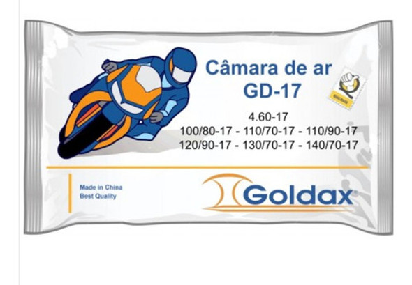 Câmara De Ar Moto Gd-17 Goldax Para Twister ; Fazer 1