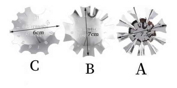Combo 3en1 Molde Sonrisa Easy French Francesitas Metal Uñas 1 Combo 3en1 Molde Sonrisa Easy French Francesitas Metal Uñas 1