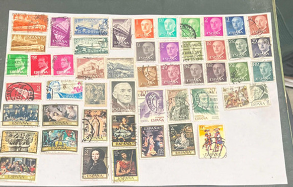 Sello Correo Antiguo España 49 Estampillas Españolas Véalas 1