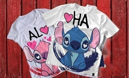 Plantillas Sublimacion Poleras Amor Valentin Parejas Duos 0