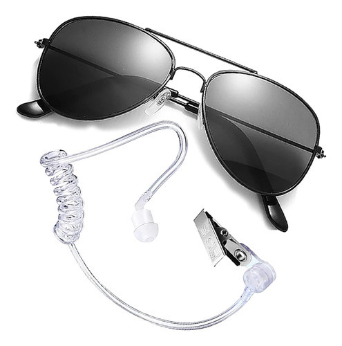 Accesorio De Novio Con Gafas De Sol Y Placa De Policía Fbi 0