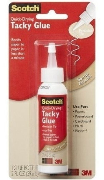 Scotch De Secado Rapido Pegamento Pegajoso 2 Onzas 0 Scotch De Secado Rapido Pegamento Pegajoso 2 Onzas 0