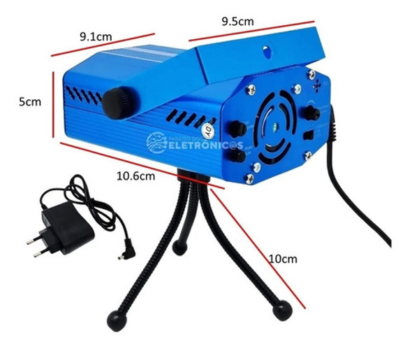 Laser Jogo De Luz Led Raios Holográfico Super Potente 1