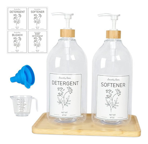 Dispensador De Detergente Líquido Para Ropa, Contenedor De D 0