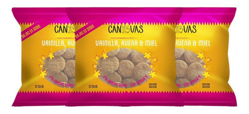 Galletitas De Vainilla, Avena & Miel Canvas - 3 Unidades 0
