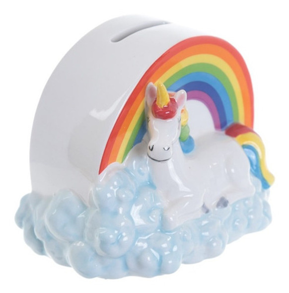 Alcancia Unicornio Arco Iris Colores Niño Infantil Diseño 1