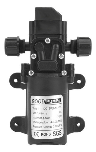 Bomba De Água 72w Com Saída Em Espiral 12v De Alta Pressão 6 0