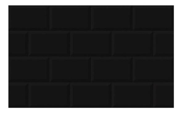 Ceramica Pared Azulejo Negro 34x60 Brillante 0