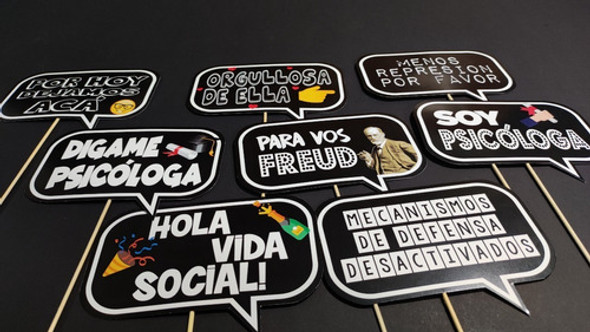 Cartelitos Props Deco Psicologia Recibida Psicologa X8u 1 Cartelitos Props Deco Psicologia Recibida Psicologa X8u 1