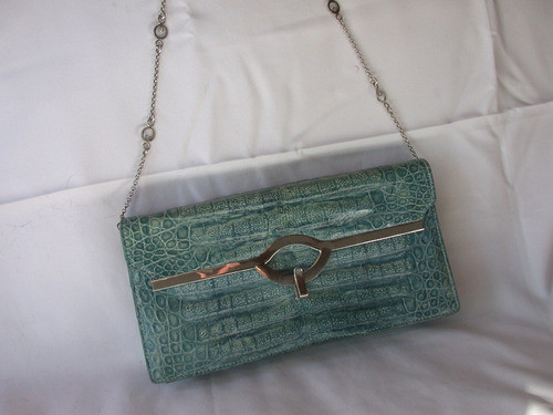 Morral Bolsa Vintage Cuero Zarco  Como Nuevo 1