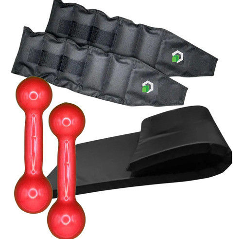 Treine Em Casa Colchonete + Tornozeleira 1kg + Halteres 1kg 0