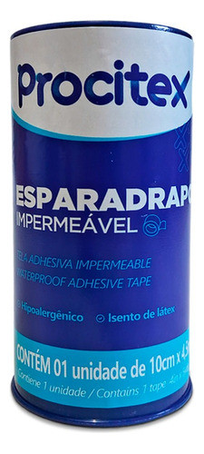 Esparadrapo Impermeável Procitex Cremer 10cm X 4,5m 1 Un. 1