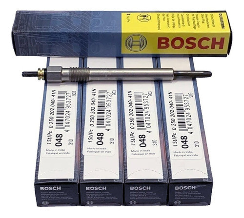 Kit 4 Bujia Precalentadoras Bosch Ford Ranger 2.5 2.8 Maxion 0