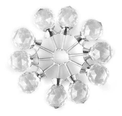 10 Tiradores - Simil Cristal (74np2yhx) 0