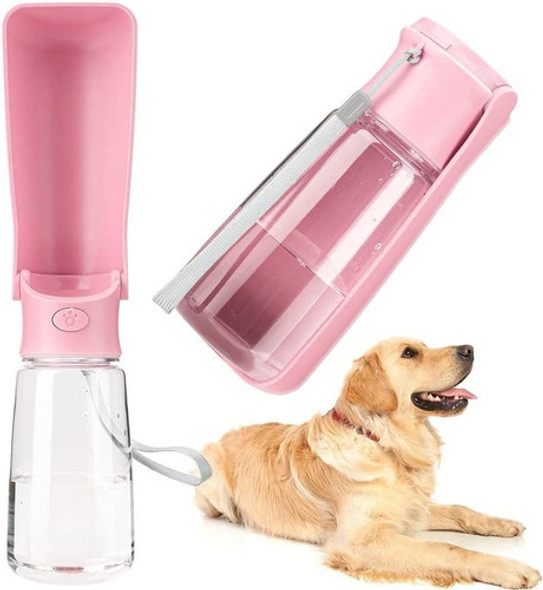 Botella De Agua Para Mascotas Con Dispensador Plegable. 0 Botella De Agua Para Mascotas Con Dispensador Plegable. 0