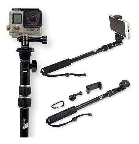 Brazo Extensible P/autofoto Para Go Pro, Cámara Y Móviles 0