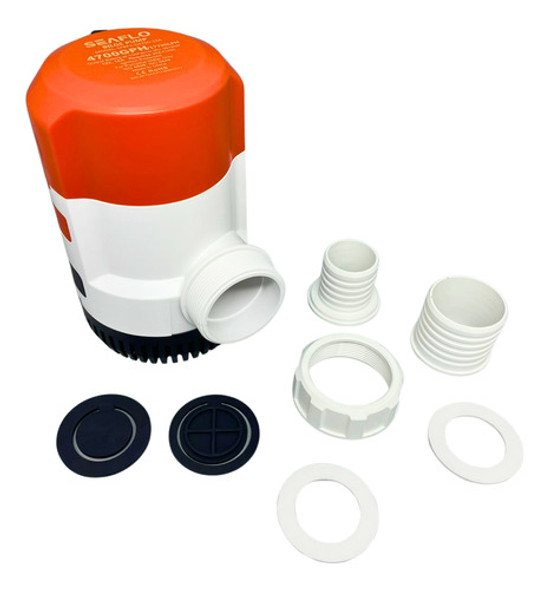 Bomba De Porão 4700 Gph 12v Seaflo 17.791l/h + Automático 1