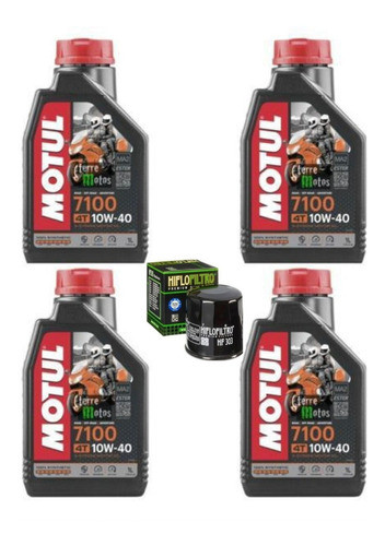 Kit Service Versys 1000 Filtro Hf303 + Aceite Motul 7100 0