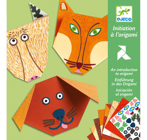 Origami Fácil Para Iniciación 6 Animales Djeco 4 A 7 Años 0