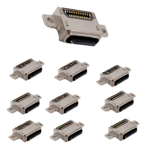 10 X Usb Puerto De Socket Conector Cargador Estación De Carg 0