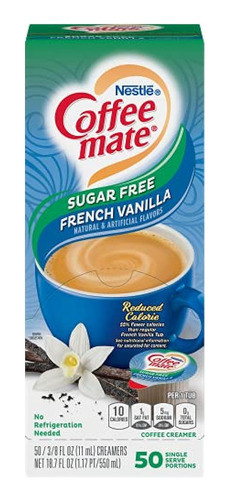 Nestle Coffee Mate Liquid Coffee Cremer Singles, Caja De 50 1