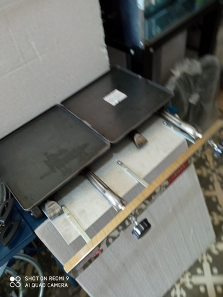 Plancha Sandwichera Dos Quemadores 28x56 Cms A Supergás 1