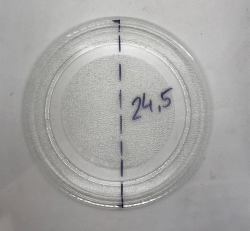 Prato Para Microondas Liso 24,5cm 0