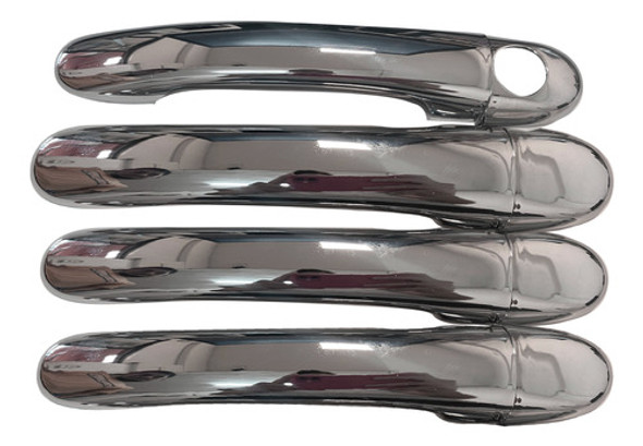 Kit 4 Cubre Manijas Cromadas Para Fiat Palio 2006 A 2015 0