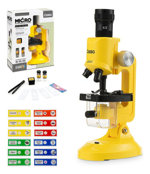 Microscopio Beginner Con Led, Aumentos 25cm, 10cm Y 30cm 0