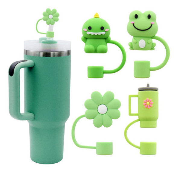 4 Tapa De Pajita De Silicona Para Taza Stanley De 30 40 Oz D 0