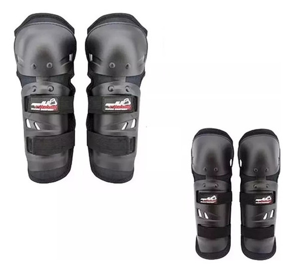 Kit De Proteccion Rodilleras Más Coderas Moto 0