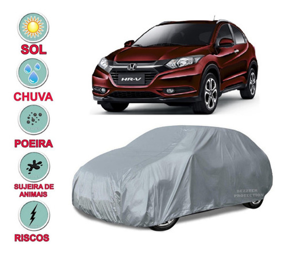 Capa Cobrir Carro Honda Hr-v Impermeável Proteção Bezzter 0