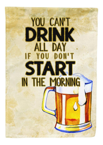 Caroline's Treasures Bb5412gf Comience A Beber En La Mañana 0