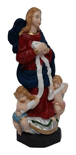 Estatua Virgen Desatanudos - 14 Cm - Pvc - Irrompible 0